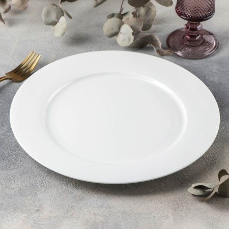 Porcelain dining Porcelain Stella "Classics", d = 28 cm, white color-1