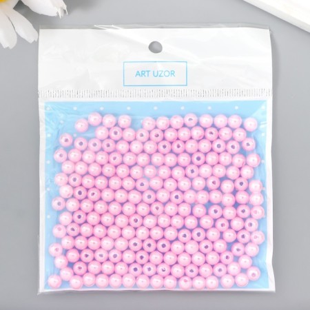 Beads for creativity plastic "Pink lace" set of 200 pcs d = 0.6 cm-2