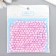 Beads for creativity plastic "Pink lace" set of 200 pcs d = 0.6 cm