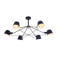 Caustra Freya Fr5038-CL-06-B Abigail, 1000x1000x430 mm, E14, 6x40W, black color