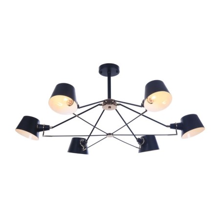 Caustra Freya Fr5038-CL-06-B Abigail, 1000x1000x430 mm, E14, 6x40W, black color
