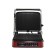 Electric grill Oursson EG2035S/DC, 2000 watts, anti -stick coating, dark cherry