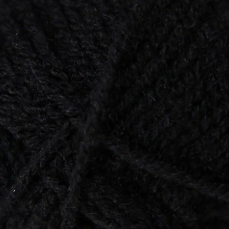 Lori yarn 45% acrylic, 30% nylon, 25% PE 170m/50g (003 - black)-2