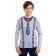 Longslit for the boy Pelican, height 140 cm, white color