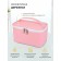Cosmetic bag, 22x14x12 cm, pale pink