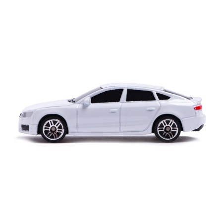 Metal machine Audi A5, 1:64, white color-1