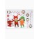 Stickers on the windows "New Year" snowballs, bear, 2 pieces, 35 x 50 cm