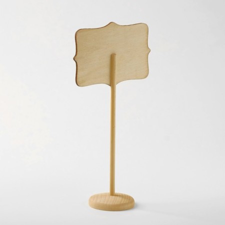 Cretaceous price tag "on the leg" 8.4 × 6 × 18, elongated angles, (packaging 10 pcs.), Black color-2