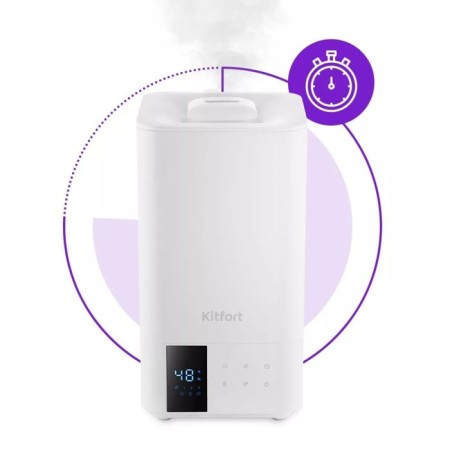 Air humidifier KitFort KT-2885, Ultrasound, 25 W, 5 l, up to 50 m2, white-7