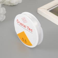 Silicone thread 0.5 mm, 15 m, white