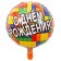 Foil ball 18 "Happy Birthday", designer