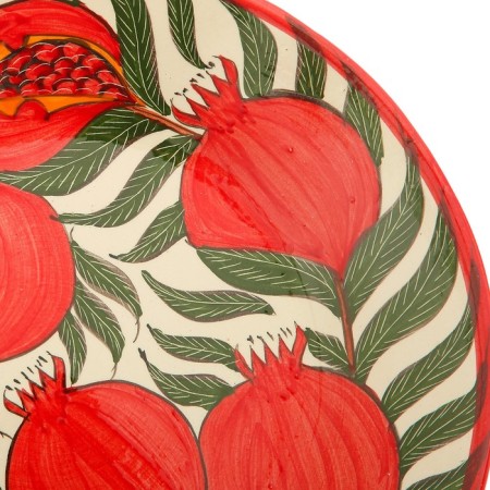 Plate of the Rishtan ceramics "Grenates", 27 cm-5