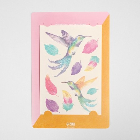 Stickers COLIBRI, 14 × 21 cm