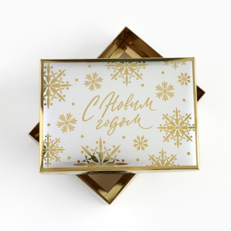 Folding box "Snowflakes", 21 x 15 x 7 cm, new year-5