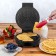 Electric waffle box KitFort KT-3616, 1000 watts, Belgian, black