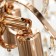 Polina chandelier 5x60W E14 gold 50x50x41cm SVK