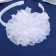 Hair cap "Schoolgirl" a cloud strip, d 10 cm, white