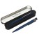 Switching handle, 1.0 mm, BrunovisConti verona, blue rod, metal case Soft Touch Blue, in case