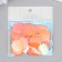 Sequins "circle" coral set 30 g d = 2.5 cm