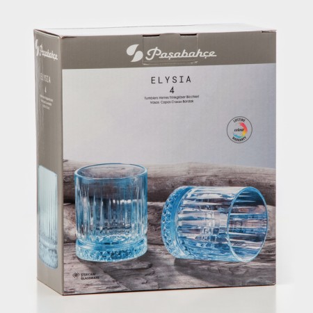 Набор стеклянных стаканов Elysia, 355 мл, 4 шт-5