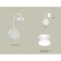 Floor lamp with switch and acrylic Ambrella Light, XB9595202, GX53 LED 12 W, white sand, white matte