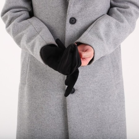 Gloves are male, dimensionless, without insulation, black color-4