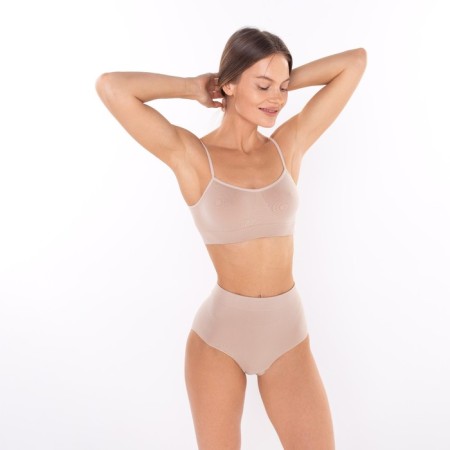Panties female slips maxi, beige color, size 48-50 (l/xl)-2