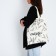 Ecologic-bag of ecologic without lightning, without lining, beige color