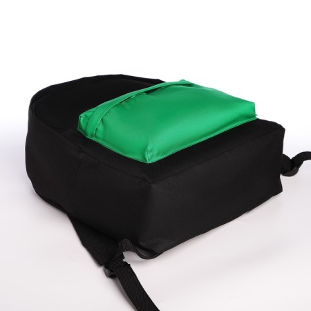 Sports backpack, Textura, 20 liters, black/green color-2