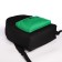 Sports backpack, Textura, 20 liters, black/green color