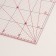 A line for quilting and patchwork, with holes, 30 × 30 cm, the color is transparent/pink