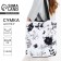 Bag Schoper "Flowers", 40x12x38 cm, black color
