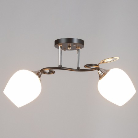 Ceiling Ceiling Maggie 2HE27 40W Black, Chrome-1