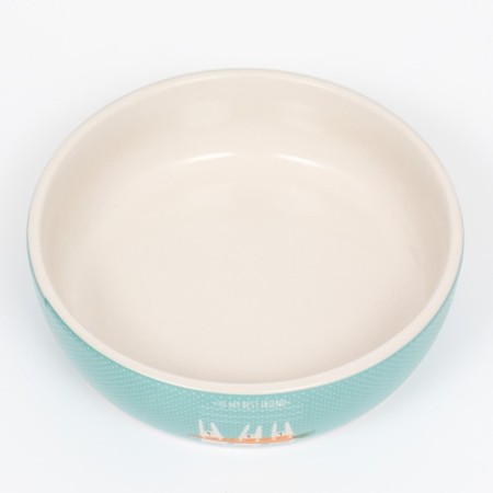 Ceramic bowl "for rabbits" 300ml, 12 x 3.5 cm-2