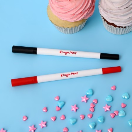 Food marker 2-third, set 2 colors (black, red)-1