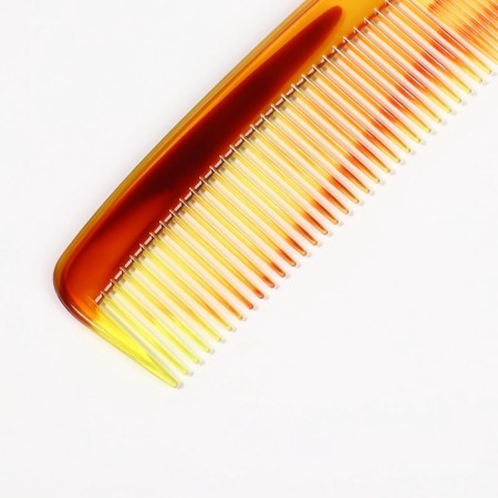 Combined comb, 22.5 × 4.5 cm, amber color-2