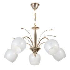 Sonata chandelier 5he27 40W gold 65x65x33-54 Bayerlux