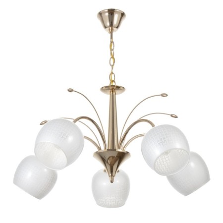 Sonata chandelier 5he27 40W gold 65x65x33-54 Bayerlux