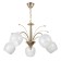 Sonata chandelier 5he27 40W gold 65x65x33-54 Bayerlux