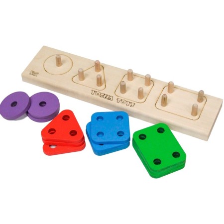 Wooden developing toy "Sorter" No. 4-1