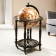 Globe bar decorative "Wanderer map" 56.5x56.5x91.5 cm