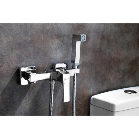 LEMARK LM4518C bidetor, single -rowing, wall, watering can, chromium color-1