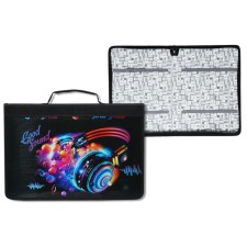 A4, 340 x 240 x 30 mm folder for labor, with a pen, lightning around, 