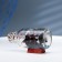 Souvenir ship in a bottle 15x4x6cm, black
