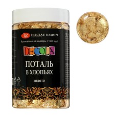 Potal in flakes gold, 100 ml (3 g), ZHK Decola, 206421739