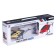 The radio -controlled “pilotage” helicopter works on the battery, yellow color