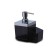 Toskana kitchen dispenser, with a lip section, black color