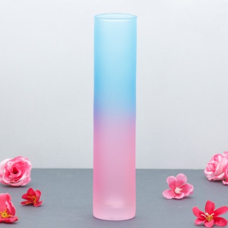 Vase "Rainbow" Matte Cylinder D-4.5cm H-23CM mix-1