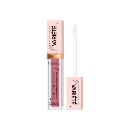 Bloss for the lips Eveline Variété Cooling Kisses, tone 05, with a cooling effect, 6.8 ml