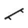 Cappio bracket handle, m/o 96 mm, plastic, black color